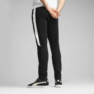 Puma TEAMEVOSTRIPE PANTS Pánske tepláky, čierna, veľkosť