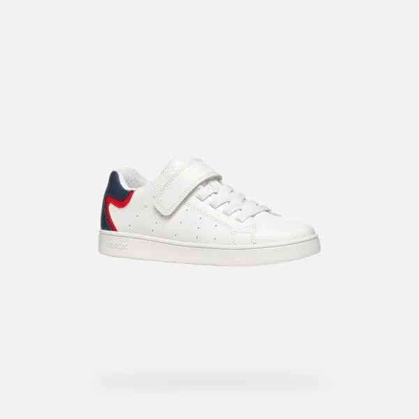 White boys' sneakers Geox Eclyper - Boys