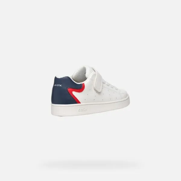 White boys' sneakers Geox Eclyper - Boys