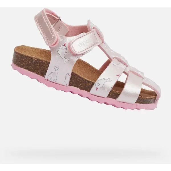 Pink Girls Sandals Geox Chalki - Girls
