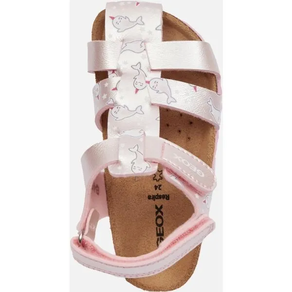 Pink Girls Sandals Geox Chalki - Girls