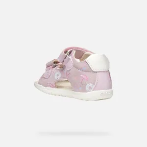 Girls First Steps Geox Macchia Pink - Girls
