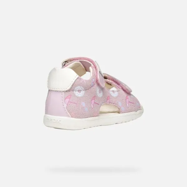 Girls First Steps Geox Macchia Pink - Girls