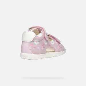 Girls First Steps Geox Macchia Pink - Girls