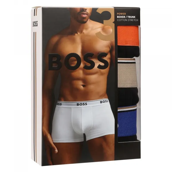 3PACK pánske boxerky BOSS viacfarebné (50531684 963) M, trenky