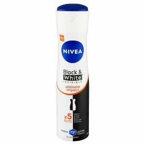 Nivea Black & White Invisible Ultimate Impact sprej antiperspirant 150 ml