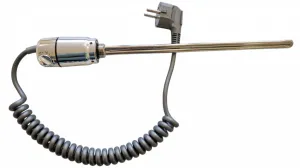 HOPA - Vykurovacia tyč s termostatom - Farba vykurovacie tyče - Chróm, Výkon vykurovacie tyče - 600 W RADPST363