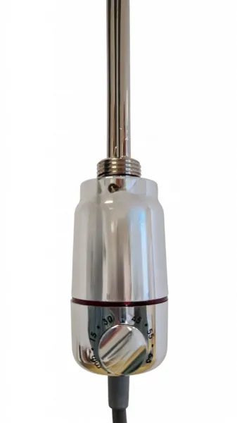 HOPA - Vykurovacia tyč s termostatom - Farba vykurovacie tyče - Chróm, Výkon vykurovacie tyče - 600 W RADPST363