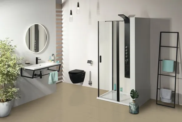 POLYSAN - ZOOM Black obdĺžniková sprchová zástena 1200x1000 L/P varianta ZL1312BZL3210B