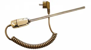 HOPA - Vykurovacia tyč PATRONA s termostatom - Farba vykurovacej tyče - Zlatá lesklá, Výkon vykurovacej tyče - 600 W RADPST3610