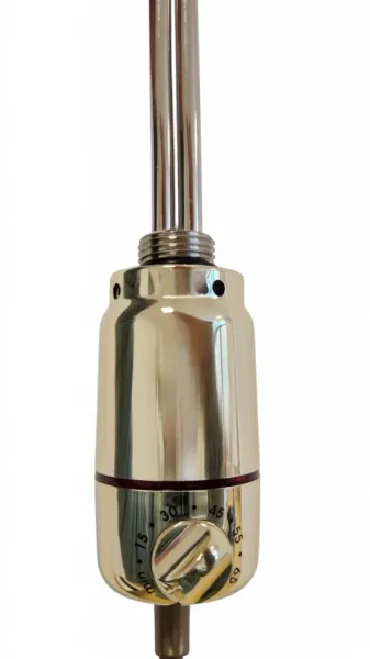 HOPA - Vykurovacia tyč PATRONA s termostatom - Farba vykurovacej tyče - Zlatá lesklá, Výkon vykurovacej tyče - 600 W RADPST3610