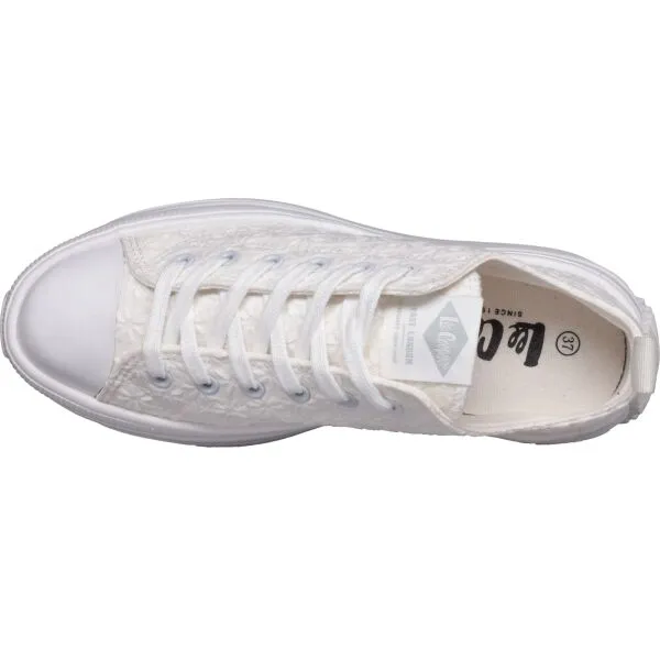 Lee Cooper CANVAS Dámske tenisky, biela, veľkosť