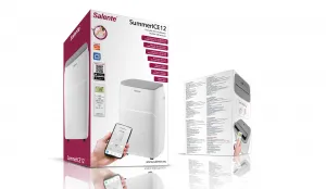 Salente SummerICE12, inteligentná mobilná klimatizácia, 12000 BTU, WiFi+Bluetooth, diaľkové ovládanie.