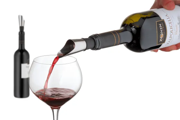 Dekantačný lievik na víno WMF VINO 641056040 Nerezová/Čierna