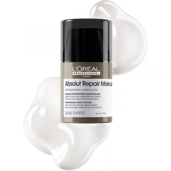 L'Oréal Professionnel Paris obnovujúca maska pre poškodené vlasy -  Absolut Repair Molecular Professional Leave-In Mask