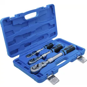 BGS Technics Račne 1/4", 3/8", 1/2", prepínacie, teleskopické, kĺbové, 3 diely, BGS 25128