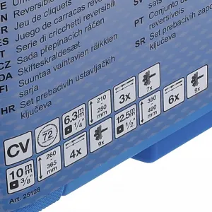BGS Technics Račne 1/4", 3/8", 1/2", prepínacie, teleskopické, kĺbové, 3 diely, BGS 25128