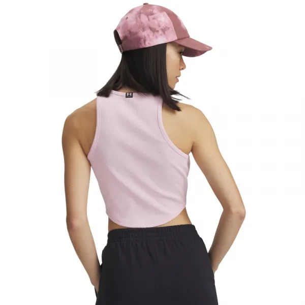 Dámske tielko UNDER ARMOUR UA Rival Rib Tank-PNK