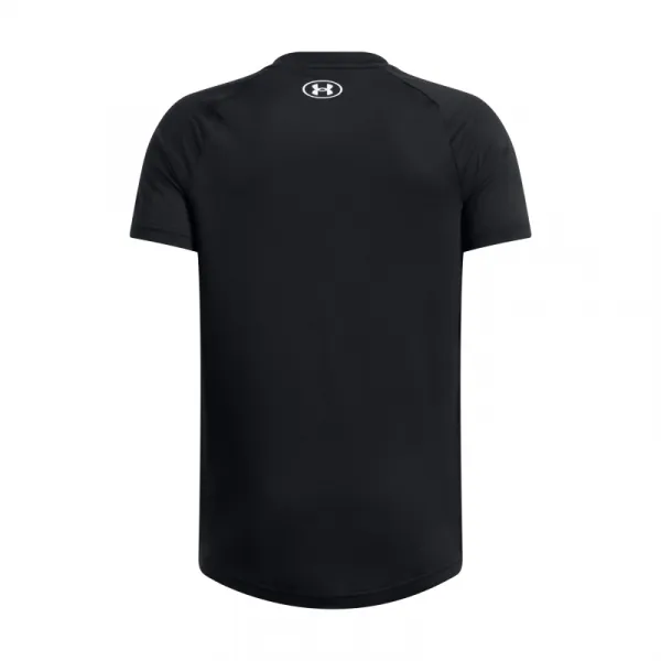 Chlapčenské tréningové tričko s krátkym rukávom UNDER ARMOUR UA Tech Graphic SS-BLK