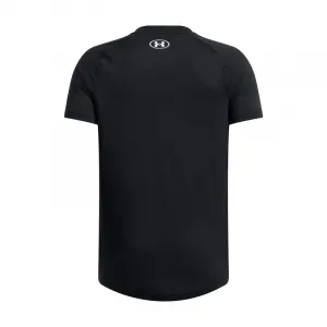 Chlapčenské tréningové tričko s krátkym rukávom UNDER ARMOUR UA Tech Graphic SS-BLK