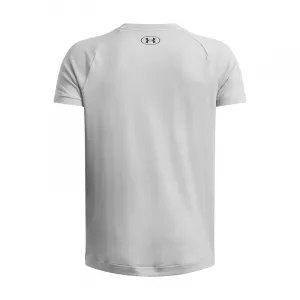 Chlapčenské tréningové tričko s krátkym rukávom UNDER ARMOUR UA Tech Graphic SS-GRY