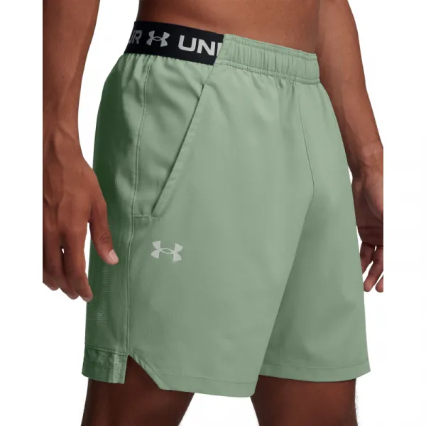 Pánske tréningové kraťasy UNDER ARMOUR Vanish Woven 6in Graphic Sts-GRN