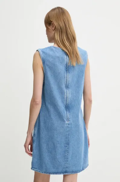 Rifľové šaty Calvin Klein Jeans