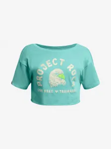Tyrkysové dámske športové tričko Under Armour Pjt Rck Balance Graphic T
