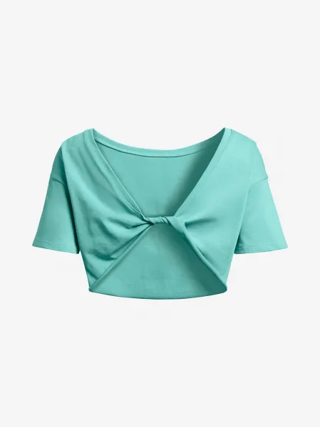 Tyrkysové dámske športové tričko Under Armour Pjt Rck Balance Graphic T
