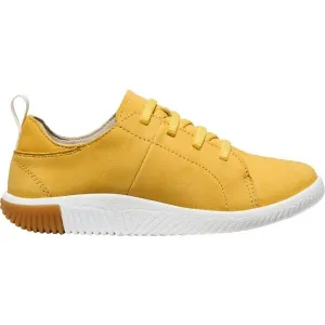 Keen KNX LACE YOUTH Detské vychádzkové topánky, žltá, veľkosť 35