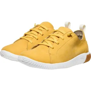 Keen KNX LACE YOUTH Detské vychádzkové topánky, žltá, veľkosť 35