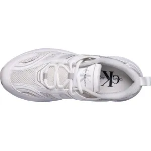 Calvin Klein RETRO TENNIS MESH ML Dámska vychádzková obuv, biela, veľkosť