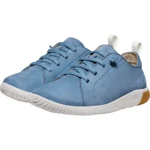 Keen KNX LACE YOUTH Detské vychádzkové topánky, modrá, veľkosť 32/33
