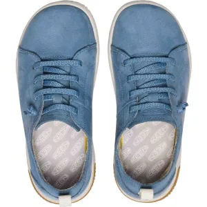 Keen KNX LACE YOUTH Detské vychádzkové topánky, modrá, veľkosť 32/33