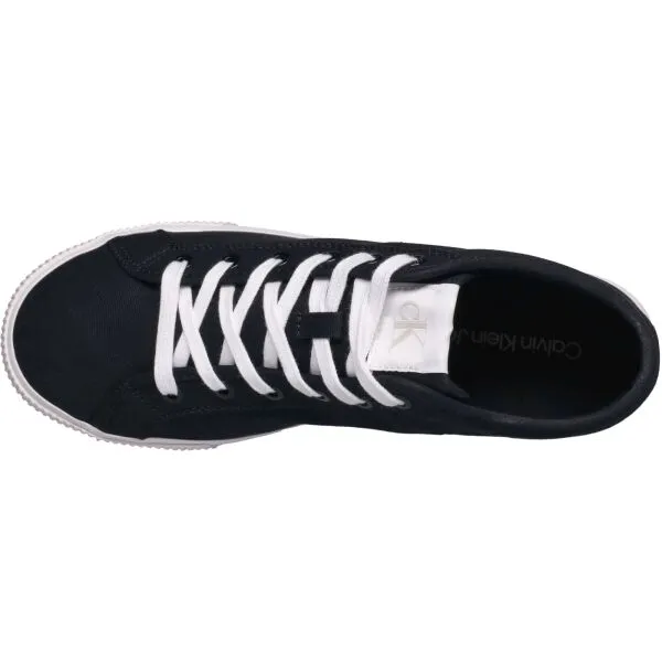 Calvin Klein ESS VULC MID MG CANVAS Pánske tenisky, čierna, veľkosť