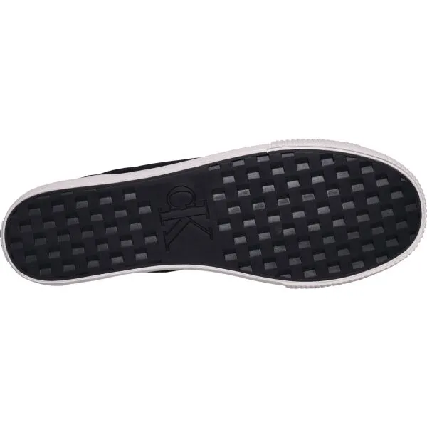 Calvin Klein ESS VULC MID MG CANVAS Pánske tenisky, čierna, veľkosť
