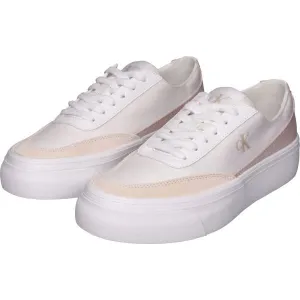 Calvin Klein VULC FLATFORM LOW CV MIXMG Dámske tenisky, biela, veľkosť
