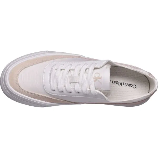 Calvin Klein VULC FLATFORM LOW CV MIXMG Dámske tenisky, biela, veľkosť