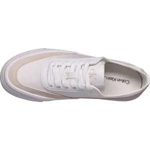 Calvin Klein VULC FLATFORM LOW CV MIXMG Dámske tenisky, biela, veľkosť