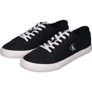 Calvin Klein ESS VULC LOW MG CANVAS Pánske tenisky, čierna, veľkosť