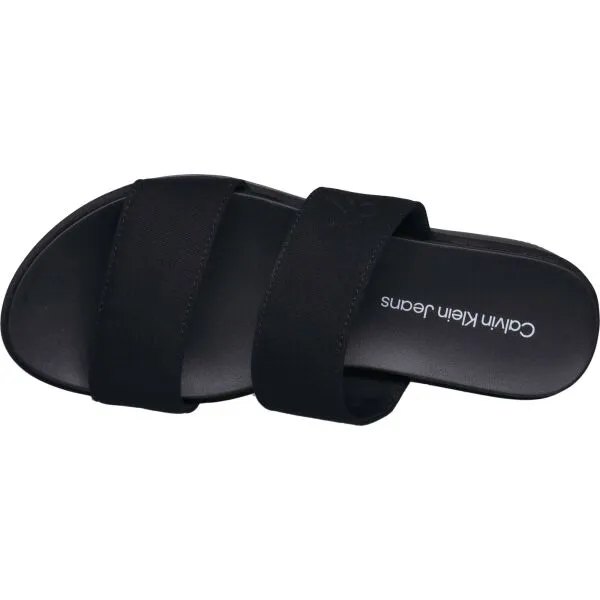 Calvin Klein FLATFORM SANDAL WEBBINGIN Dámske sandále, čierna, veľkosť