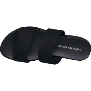 Calvin Klein FLATFORM SANDAL WEBBINGIN Dámske sandále, čierna, veľkosť