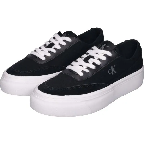 Calvin Klein VULC FLATFORM LOW CV MIXMG Dámske tenisky, čierna, veľkosť