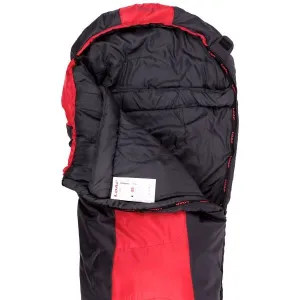 LOAP SOLLE Spací vak, červená, veľkosť 220 cm - ľavy zips