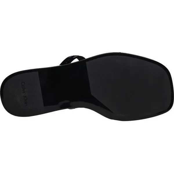 Calvin Klein DOUBLE BAR SLIDE Dámske sandále, čierna, veľkosť