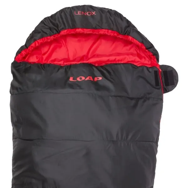 LOAP LENOX Spací vak, čierna, veľkosť 220 cm - pravý zips