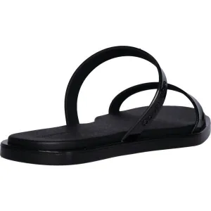 Calvin Klein DOUBLE BAR SLIDE Dámske sandále, čierna, veľkosť