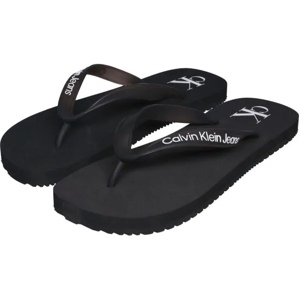 Calvin Klein BEACH SANDALTRANSPARENT Dámske žabky, čierna, veľkosť