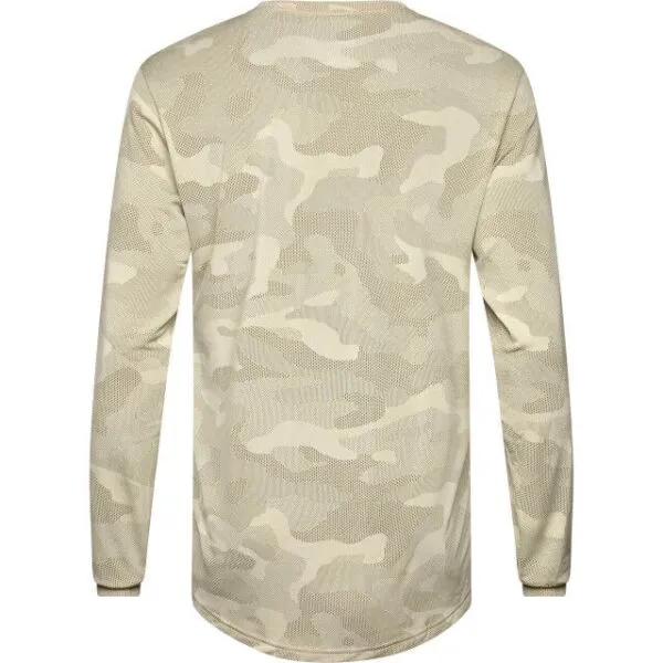 Fox RANGER TRU DRI LS Pánsky cyklistický dres, béžová, veľkosť