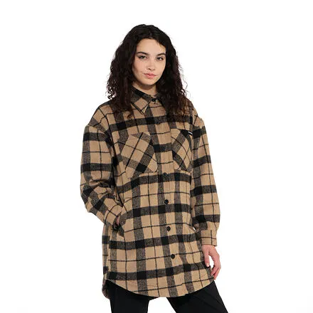 HORSEFEATHERS Kabát Intan - brown BROWN velikost M